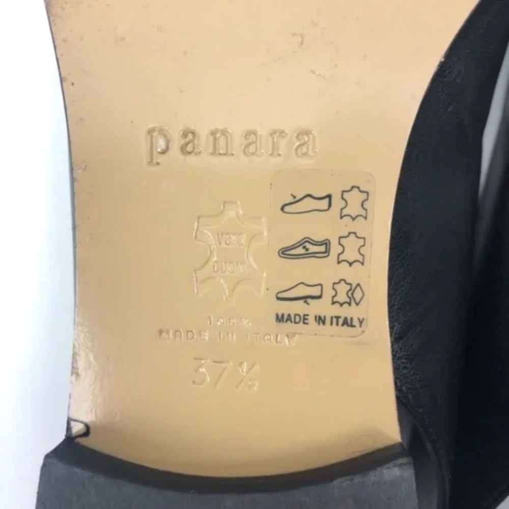 Panara Flat Sandal with Sling Black 7.5 - Picture 5 of 14